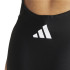 Bañador de Natación adidas 3 Bandas Mid Suit Mujer Negro/Blanco