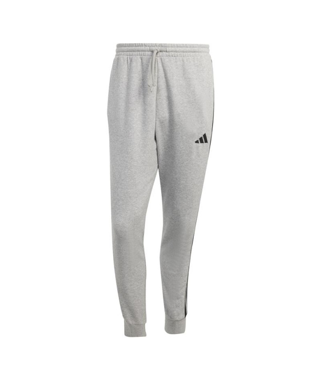 Pantalones adidas 3 Bandas French Terry Tc Hombre Gris/Negro