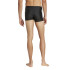 Fato de banho de Natação adidas 3 Bandas Bld Boxer Homem Preto/Branco