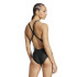Maillot de bain de Natation adidas 3 Bandas Bld Swimsuit Femme Noir/Blanc
