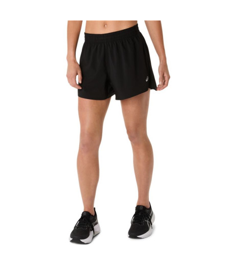 Calça Curto de Running ASICS Core 4In Short Mulher Preto