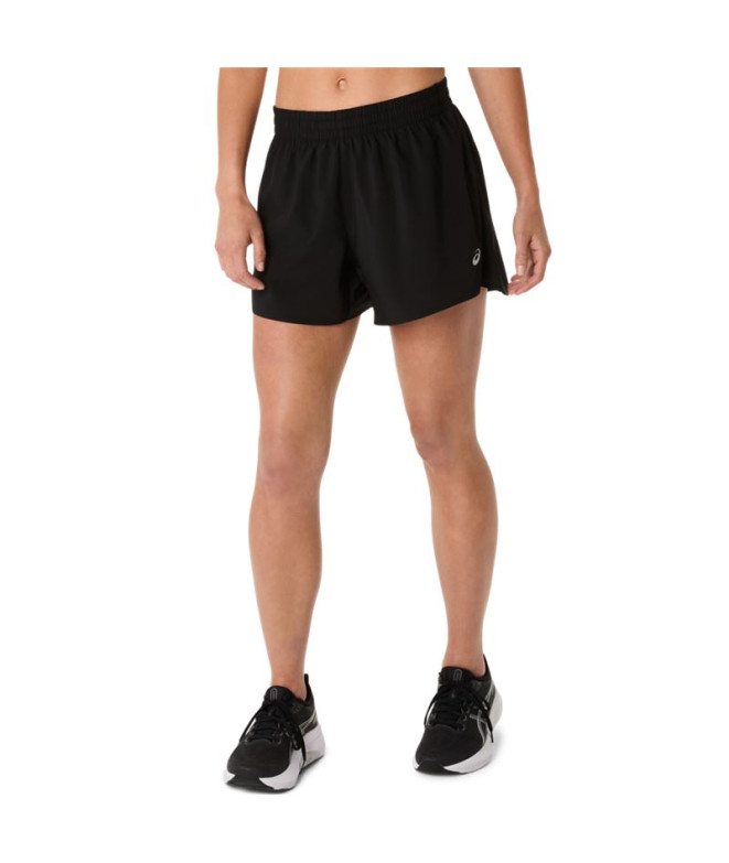 Pantalones Corto de Running ASICS Core 4In Short Mujer Negro