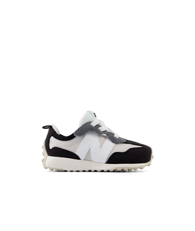 Zapatillas New Balance 327 New-B Hook & Loop Infantil Gris/Negro