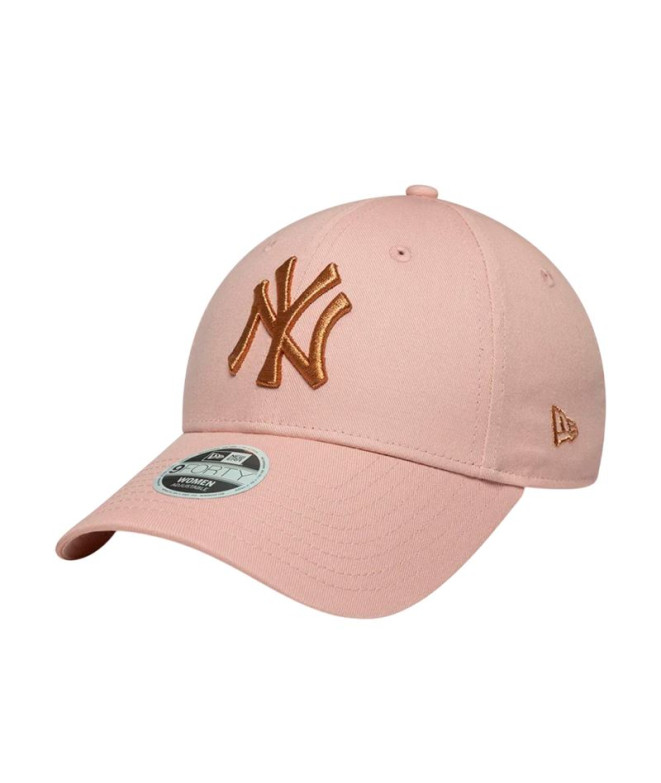 Gorra New Era Metallic Logo 9Forty Neyyan Pkr Mujer Rosa
