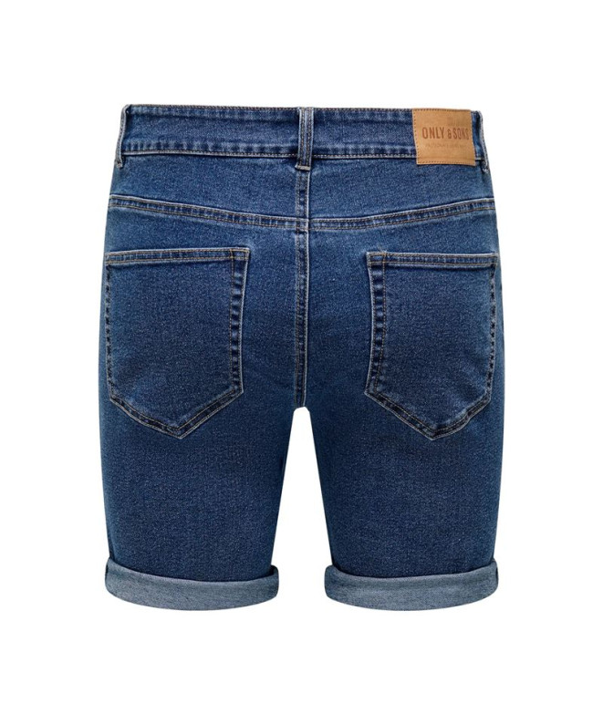 Pantalon Only & Sons Onsply Mbd 9039 Blue Denim...