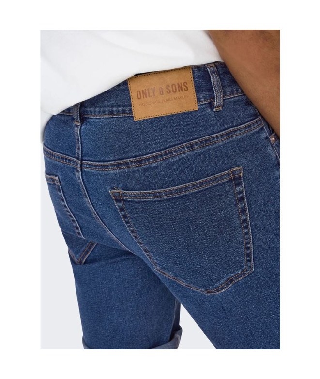 Pantalon Only & Sons Onsply Mbd 9039 Blue Denim...