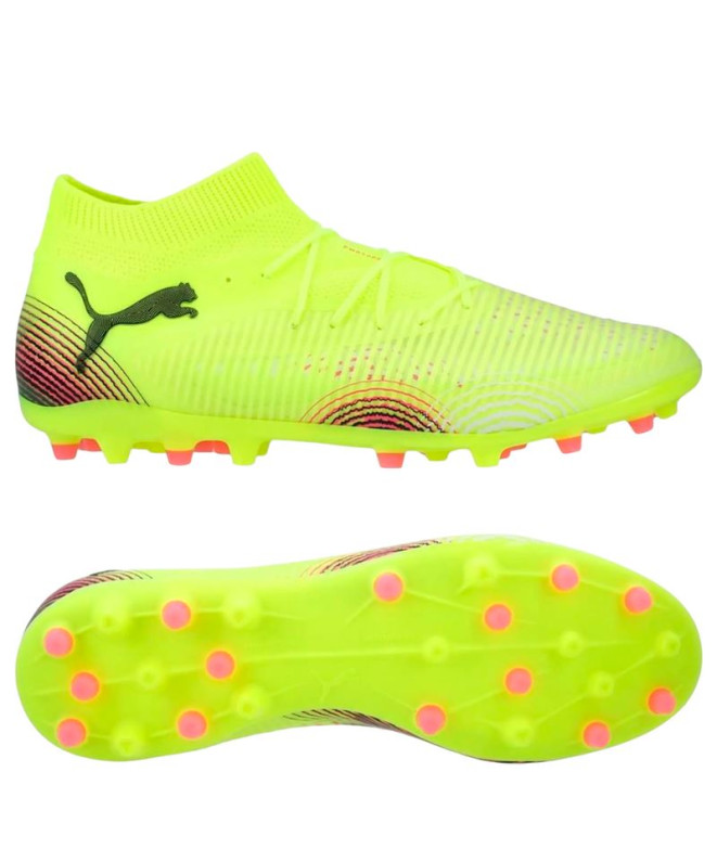Bottes de football Puma Future 8 Pro Mg Jaune