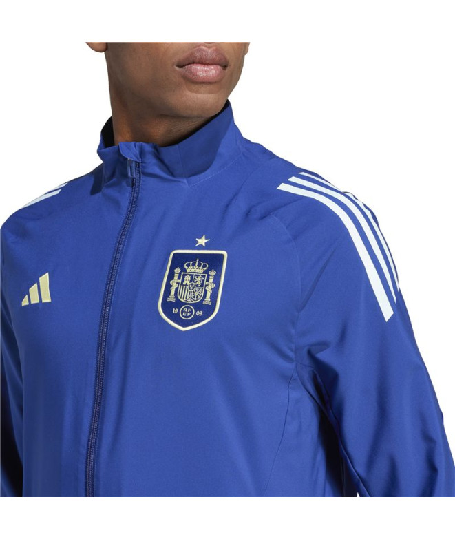 Chaqueta de Fútbol adidas España Pre Hombre Azul