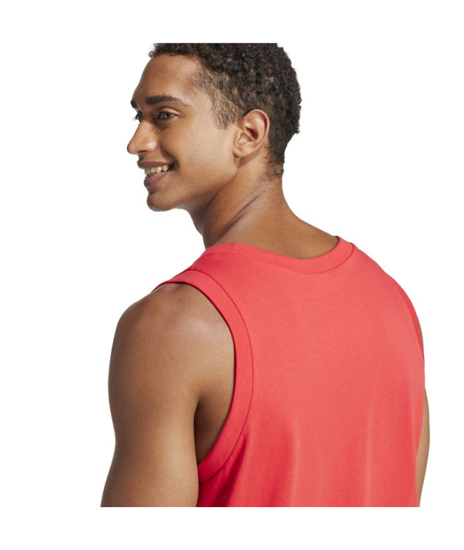 T-shirt adidas Small Logo Tank Homme Rouge
