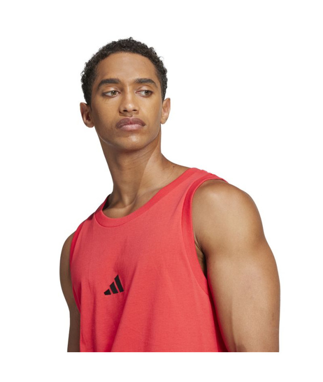 T-shirt adidas Small Logo Tank Homme Rouge