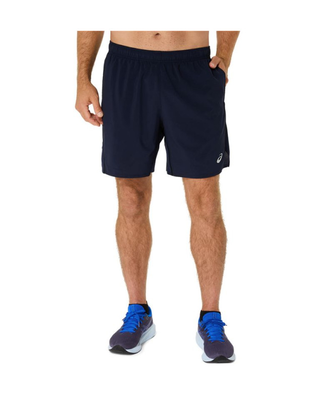 Pantalones Corto de Running ASICS Core 7In Short Hombre Azul Marino