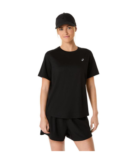 Camiseta de Running ASICS Core Ss Top Mulher Preto