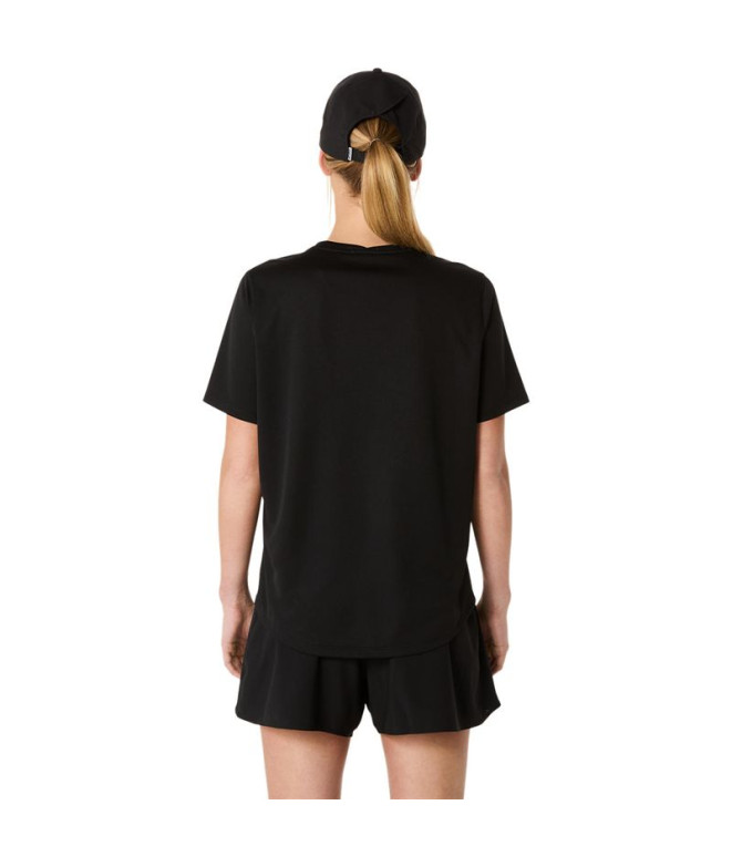 Camiseta de Running ASICS Core Ss Top Mulher Preto