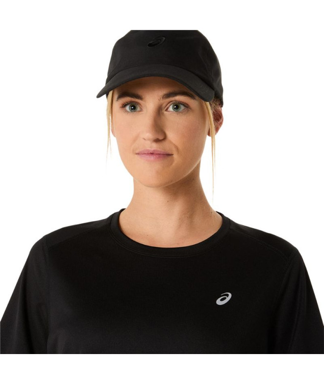 Camiseta de Running ASICS Core Ss Top Mulher Preto