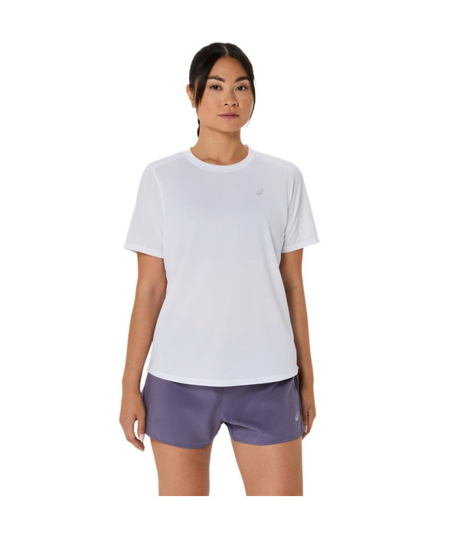 Camiseta de Running ASICS Core Ss Top Mujer Blanco