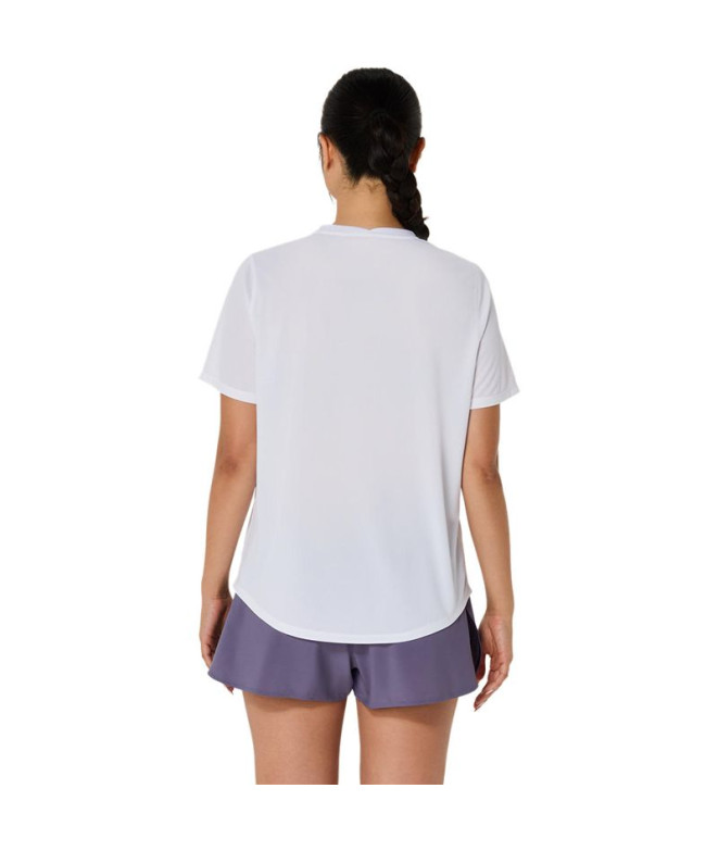 Camiseta de Running ASICS Core Ss Top Mujer Blanco