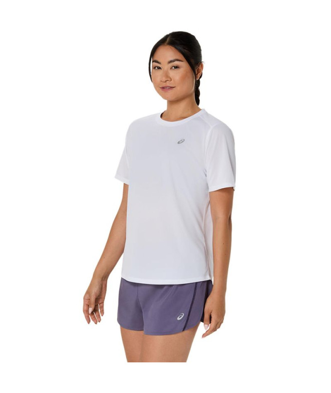 Camiseta de Running ASICS Core Ss Top Mujer Blanco