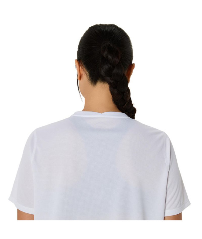 Camiseta de Running ASICS Core Ss Top Mujer Blanco