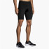 Malhas Brooks Fonte 9" Short Tight Homem Preto