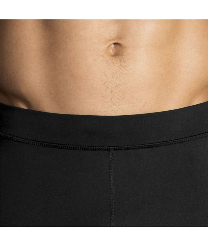 Malhas Brooks Fonte 9" Short Tight Homem Preto