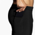 Malhas Brooks Fonte 9" Short Tight Homem Preto