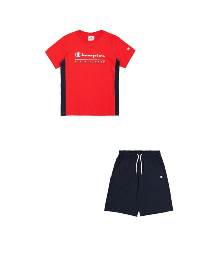Survêtement Champion Enfant Rouge/Bleu Marine