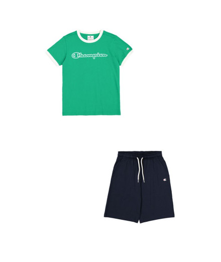 Fato de treino Champion Menino Verde/Azul marinho