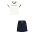 Survêtement Champion Enfant Blanc/Bleu Marine