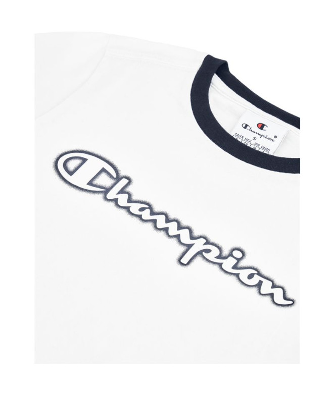 Survêtement Champion Enfant Blanc/Bleu Marine