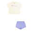 Ensemble Champion Fille Ivoire/Lilas
