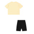 Conjunto Champion Menina Baunilha/Preto
