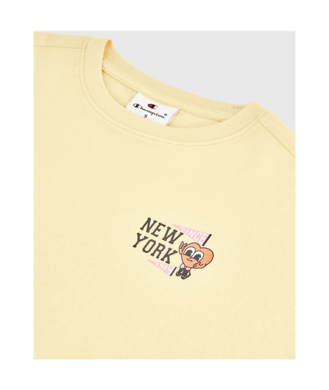 Conjunto Champion Niña Vainilla/Negro