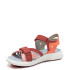 Sandales Chiruca Barbate 08 Femme Bordeaux / Corail