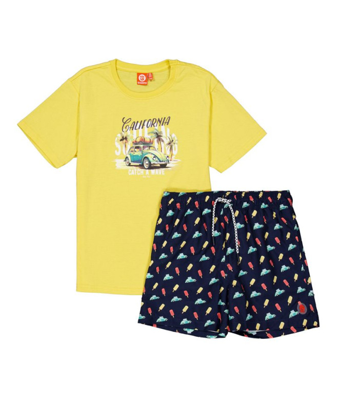 Set de Playa y piscina Go & Win Set Sataola Niño Banana/Navy