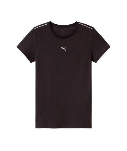 Camiseta Puma Mulheres Verão Preto Mulher Camiseta Puma Mulheres Verão Preto Mulher