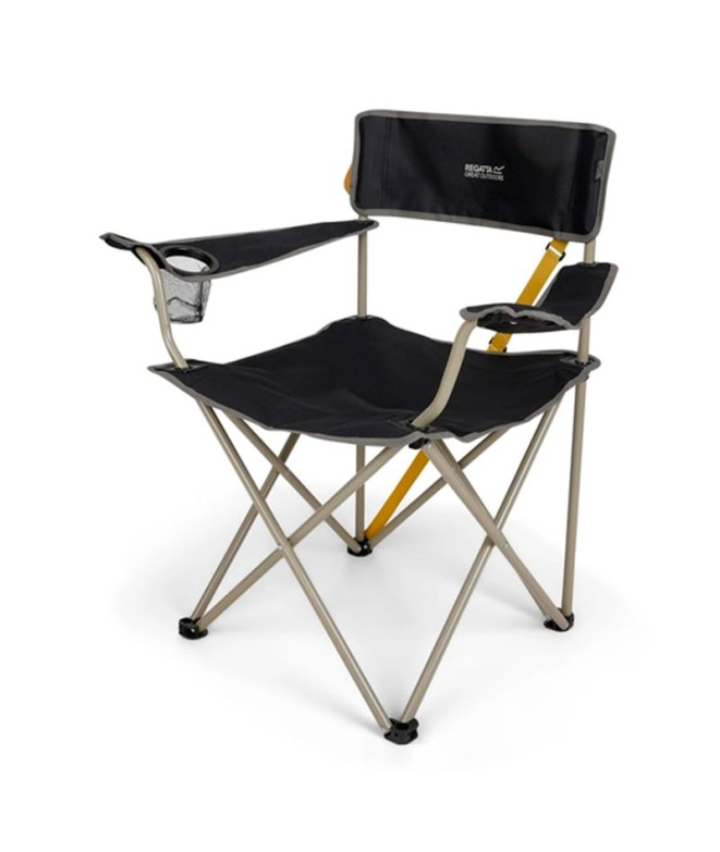 Silla de Camping Regatta Isla 2 Negro