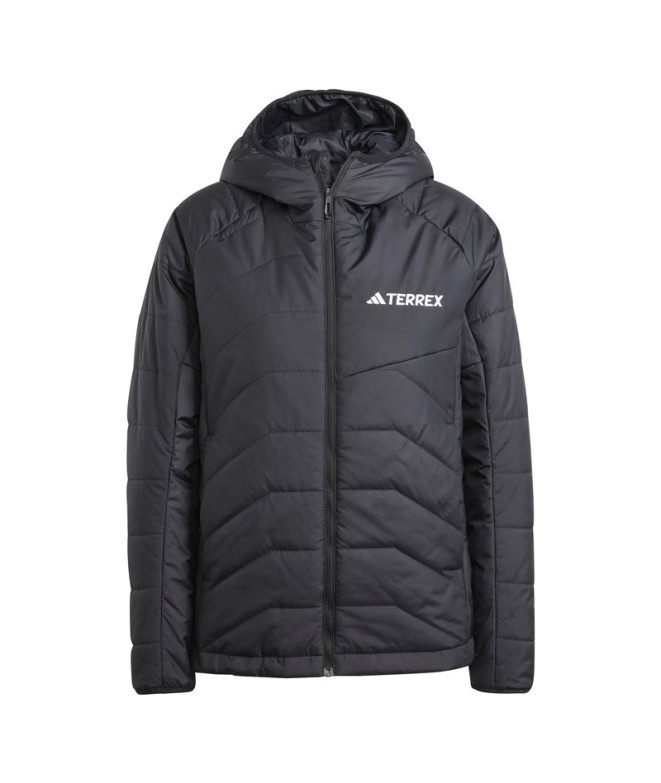 Chaqueta de Montaña adidas Terrex Multi Synthetic Insulated Hooded Mujer Negro