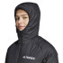 Casaco de Montanha adidas Terrex Multi Synthetic Insulated Hooded Mulher Preto