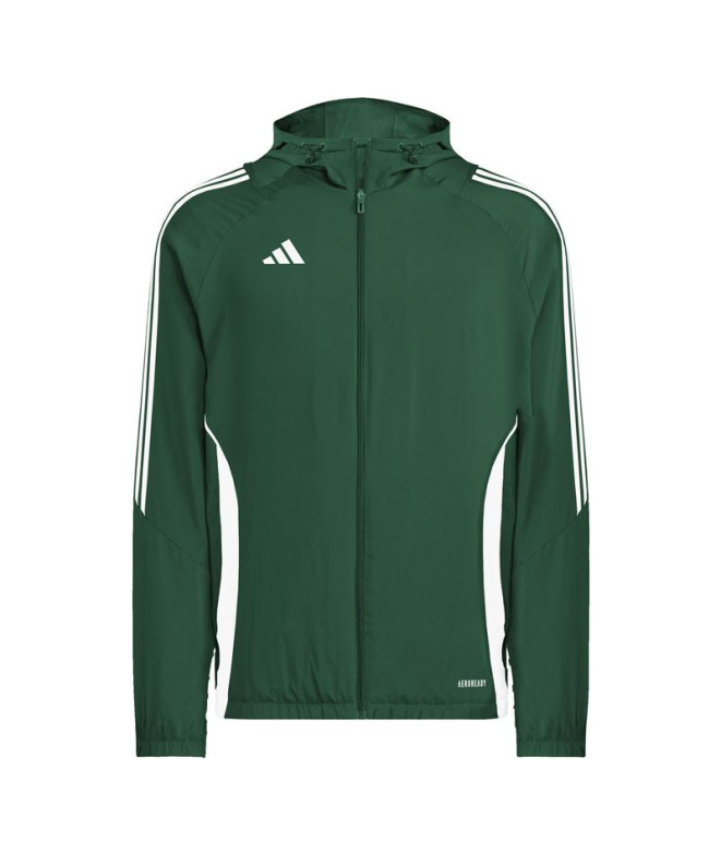 Cortavientos de Fútbol adidas Tiro24 Hombre Verde