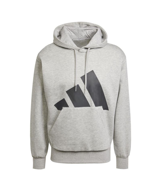 Sudadera adidas Bl Fl Hd Hombre Gris/Negro