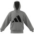 Sudadera adidas Bl Fl Hd Hombre Gris/Negro