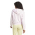 Sudadera adidas 3Bandas French Terry Fz Hd Mujer Rosa