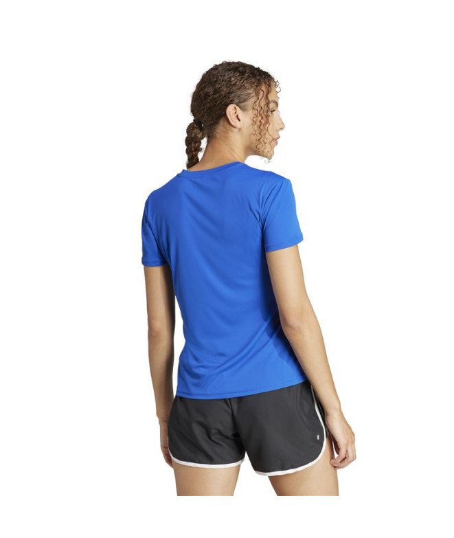 Camiseta de Running adidas Adizero E Mulher Azurea