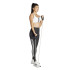 Brassiere de sport adidas Powerimpact Medium Support 3 Bandas Femme Blanc