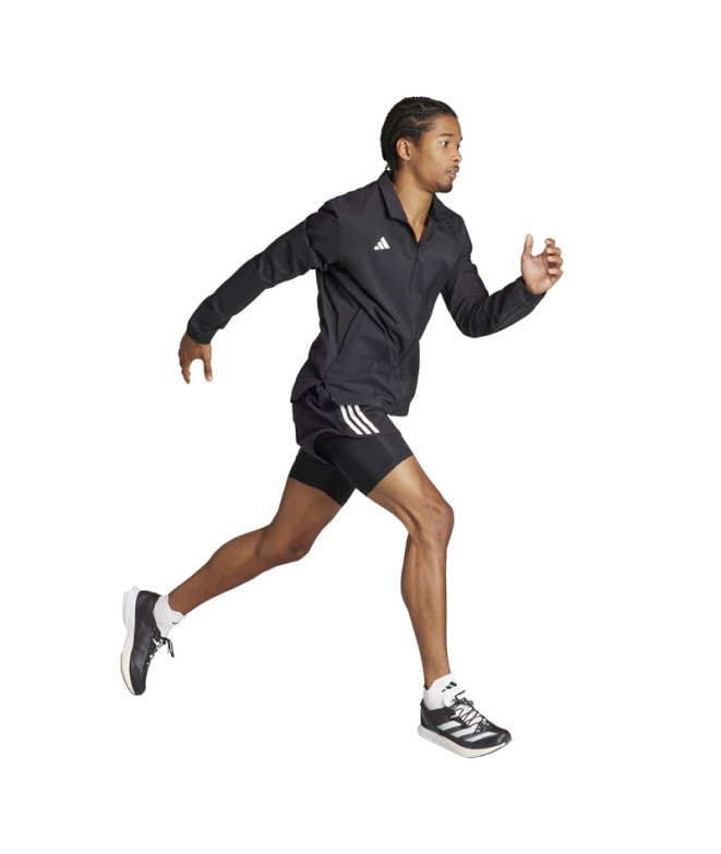 Veste de Running adidas Adizero E Jckt Homme Noir