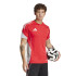 Camiseta de Futebol adidas Tiro25C Tr Jsy Homem Rubpur/Tegrfo