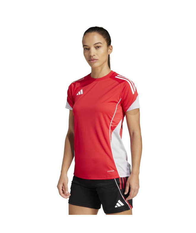 Camiseta de Fútbol adidas Tiro25C Tr Mujer Rubpur/Tegrfo