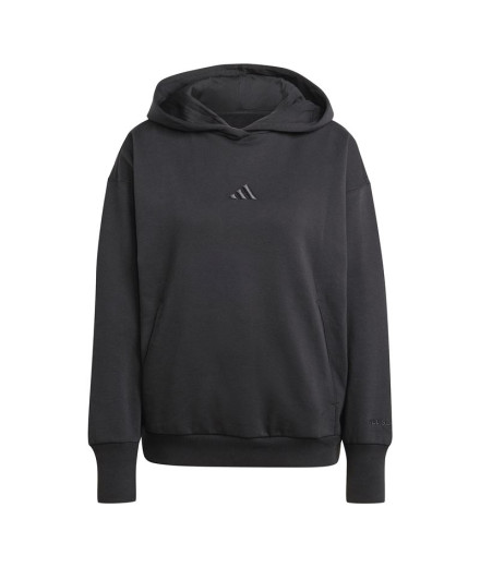 Sweat adidas All Szn Fleece Loose Hoodie Femme Noir