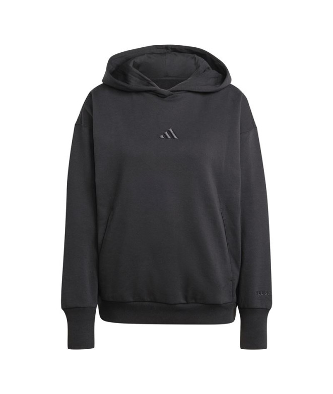 Sudadera adidas All Szn Fleece Loose Hoodie Mujer Negro