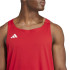 Camiseta de Running adidas Adizero Snglt Hombre Rojo